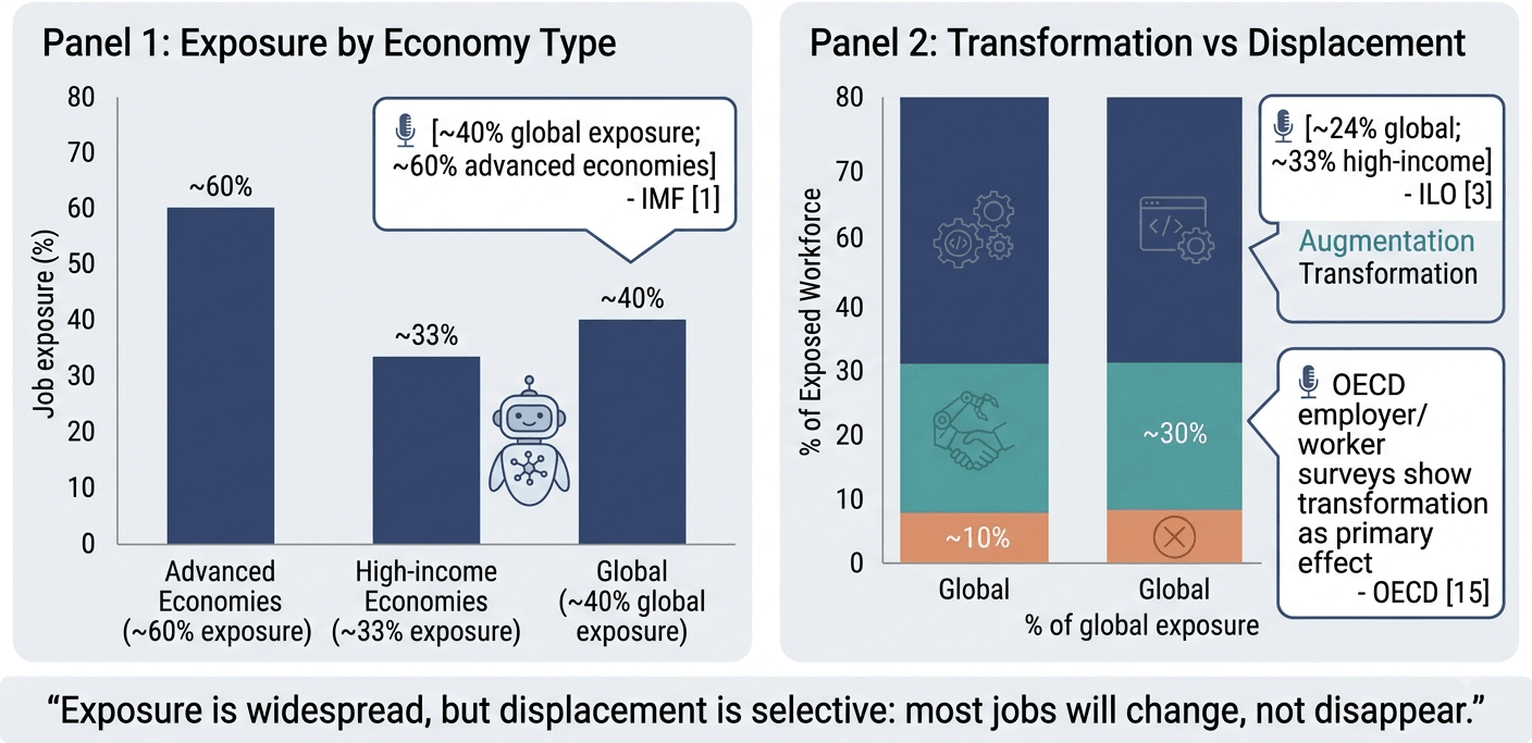 Workforce exposure and transformation associated with AI adoption